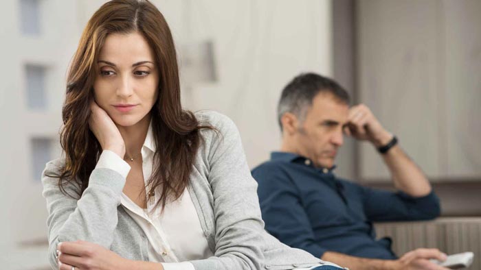 depressed couple