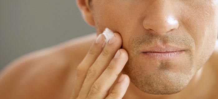 posts/man with cream on face